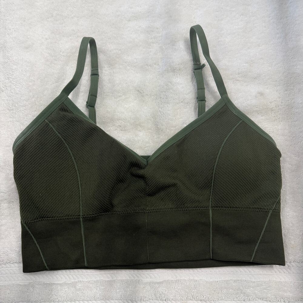 Offline by Aerie sports bra Green Size Lg EUC